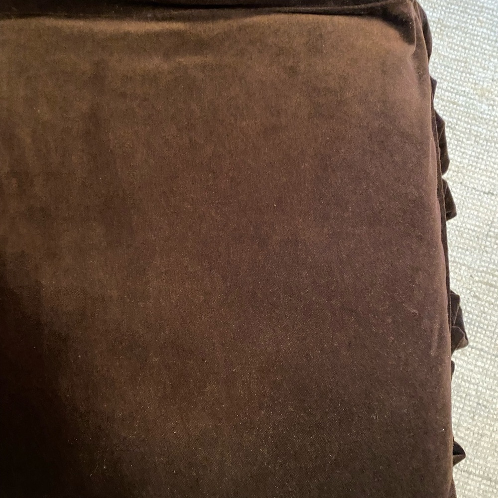 Brown Velvet Chair Cover - Picture 3 of 16